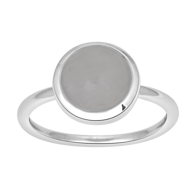 13: Nordahl Jewellery - SWEETS52 ring i sølv m. hvid månesten**